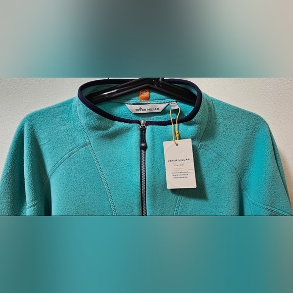 Peter Millar Thermal Flow Half Zip Micro Fleece Green Men's Size XXL - Picture 5 of 12